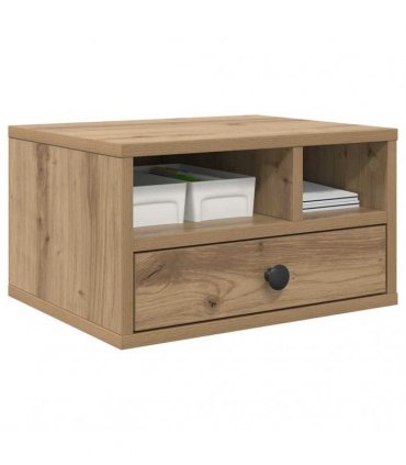 vidaXL Printer Stand Artisan Oak 40 x 32 x 24 cm Engineered Wood
