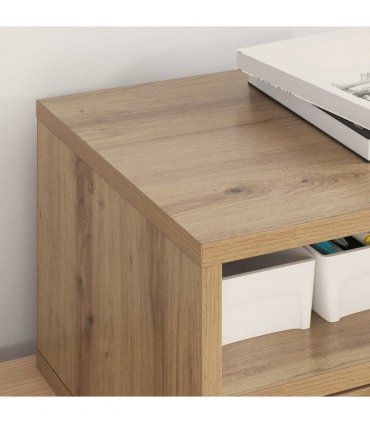 vidaXL Printer Stand Artisan Oak 40 x 32 x 24 cm Engineered Wood