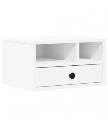 vidaXL Printer Stand White 40x32x22,5 cm Engineered Wood