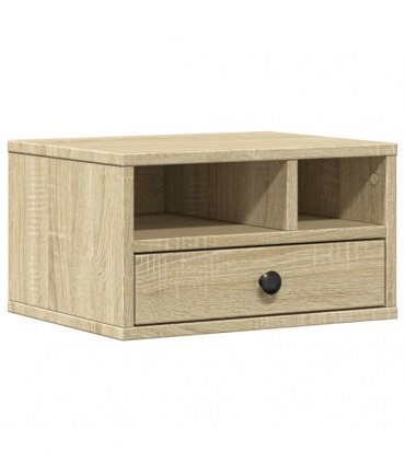 vidaXL Printer Stand Sonoma Oak 40x32x22,5 cm Engineered Wood