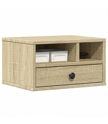 vidaXL Printer Stand Sonoma Oak 40x32x22,5 cm Engineered Wood