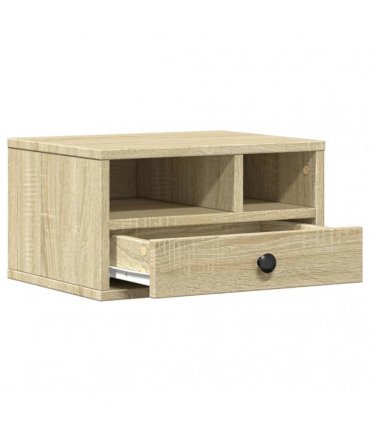 vidaXL Printer Stand Sonoma Oak 40x32x22,5 cm Engineered Wood
