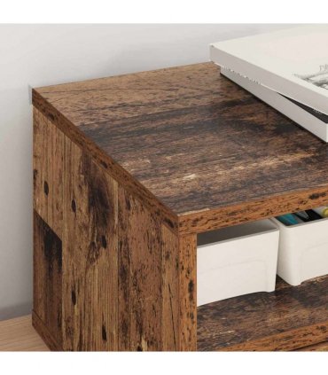 vidaXL Printer Stand Old Wood 40 x 32 x 24 cm Engineered Wood
