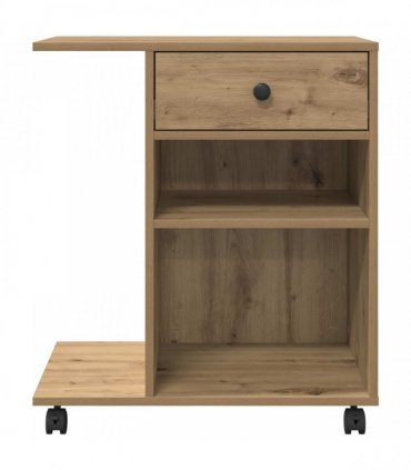vidaXL Printer Stand Artisian Oak 60 x 40 x 68.5 cm Engineered Wood — Colour: Artisan oak