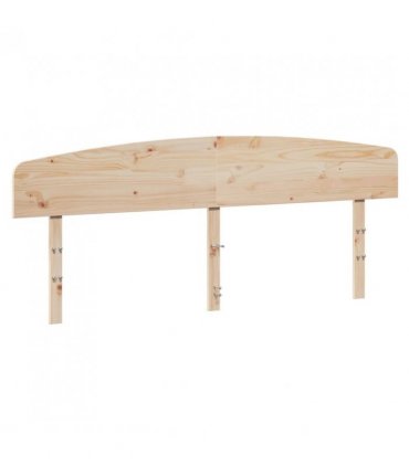 vidaXL Headboard 180 cm Solid Wood Pine — Colour: natural