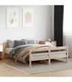 vidaXL Bed Frame without Mattress 120x200 cm Solid Wood Pine — Colour: natural, Size: 120 x 200 cm — V0672046595