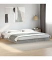 vidaXL Bed Frame without Mattress Concrete Grey 180x200 cm — Size: 180 x 200 cm