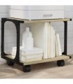 vidaXL Printer Stand 2-Tier Sonoma Oak 41x28x33.5 cm Engineered Wood