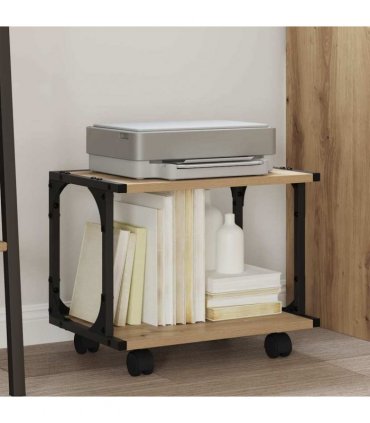vidaXL Printer Stand Artisan Oak 41 x 28 x 33.5 cm Engineered Wood