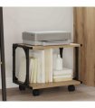vidaXL Printer Stand Artisan Oak 41 x 28 x 33.5 cm Engineered Wood