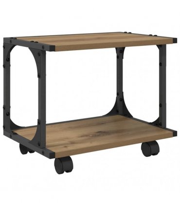 vidaXL Printer Stand Artisan Oak 41 x 28 x 33.5 cm Engineered Wood