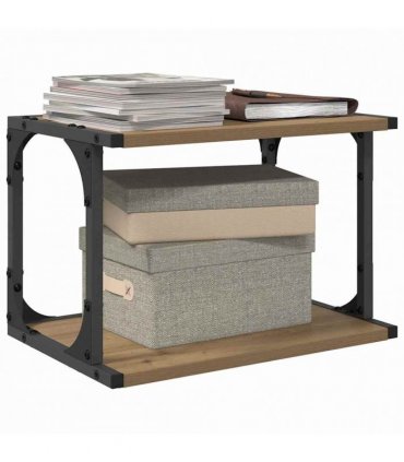 vidaXL Printer Stand Artisan Oak 41 x 28 x 33.5 cm Engineered Wood