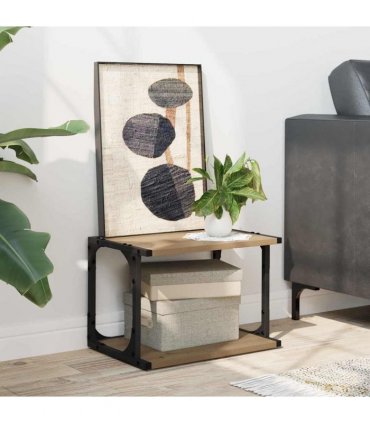 vidaXL Printer Stand Artisan Oak 41 x 28 x 33.5 cm Engineered Wood