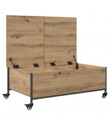 vidaXL Coffee Table Artisan Oak 91 x 55 x 32 cm Engineered Wood