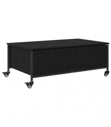 vidaXL Coffee Table Black Oak 91 x 55 x 32 cm Engineered Wood