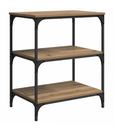 vidaXL Kitchen Trolley Artisan Oak 60 x 41 x 76 cm Engineered Wood