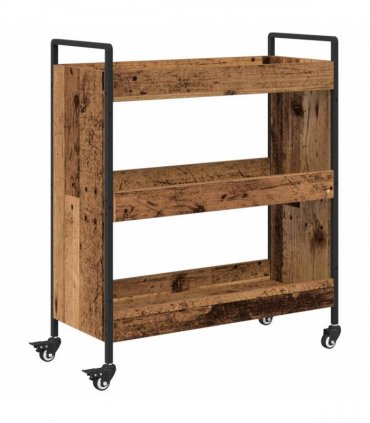 vidaXL Kitchen Trolley Old Wood 70 x 30 x 82 cm Engineered Wood