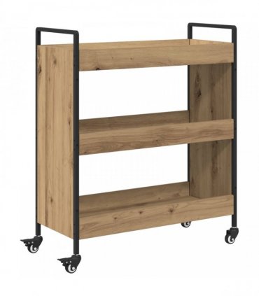 vidaXL Kitchen Trolley Artisan Oak 70 x 30 x 82 cm Engineered Wood