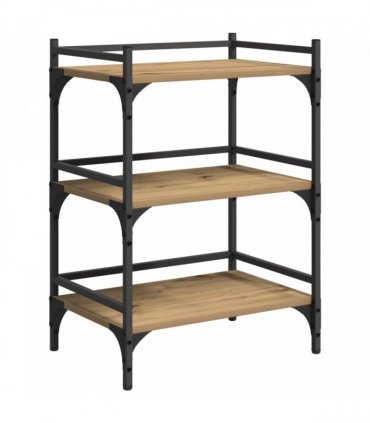 vidaXL Kitchen Trolley Artisan Oak 50 x 35 x 75.5 cm Engineered Wood