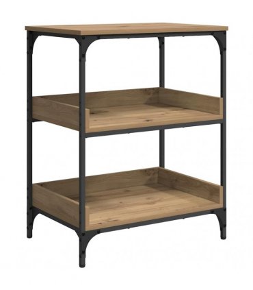 vidaXL Kitchen Trolley Artisan Oak 60 x 41 x 80.5 cm Engineered Wood
