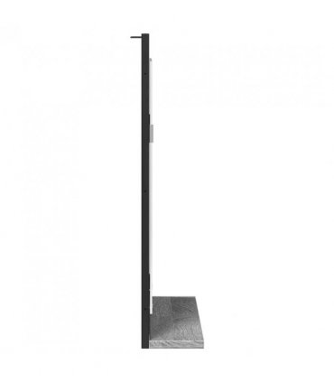 vidaXL Bathroom Mirror with Shelf Grey Sonoma 50x12x60 cm Engineered Wood
