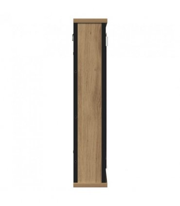 vidaXL Bathroom Mirror Cabinet Artisan Oak 42x12x60 cm Engineered Wood