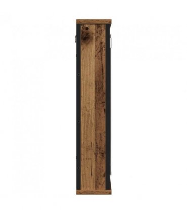 vidaXL Bathroom Mirror Cabinet Old Wood 42x12x60 cm Engineered Wood