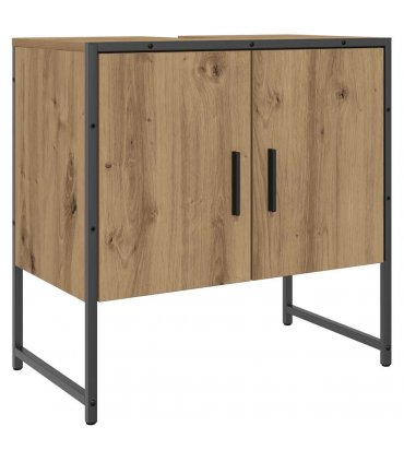 vidaXL Bathroom Sink Cabinet Artisan Oak 60x33x60 cm Engineered Wood — V0672046875