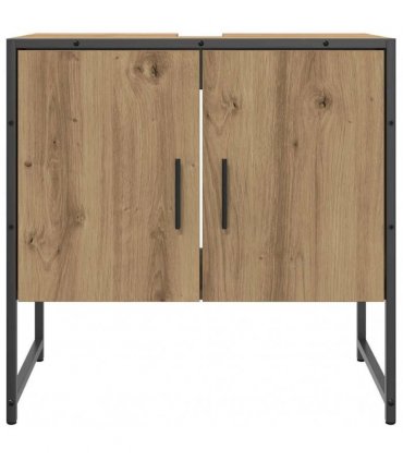 vidaXL Bathroom Sink Cabinet Artisan Oak 60x33x60 cm Engineered Wood — V0672046875