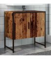 vidaXL Bathroom Sink Cabinet Old Wood 60x33x60 cm Engineered Wood — V0672046887