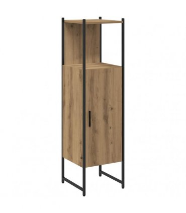 vidaXL Bathroom Cabinet Artisan Oak 33x33x120.5 cm Engineered Wood