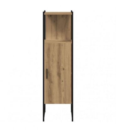 vidaXL Bathroom Cabinet Artisan Oak 33x33x120.5 cm Engineered Wood