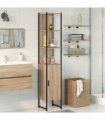vidaXL Bathroom Cabinet Sonoma 33 x 33 x 185.5 cm Engineered Wood — Colour: Sonoma oak