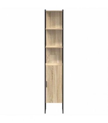 vidaXL Bathroom Cabinet Sonoma 33 x 33 x 185.5 cm Engineered Wood — Colour: Sonoma oak