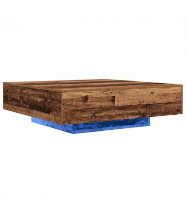 vidaXL Coffee Table Old Wood 100 x 100 x 31 cm Engineered Wood