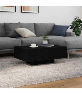 vidaXL Coffee Table Black Oak 85 x 55 x 31 cm Engineered Wood
