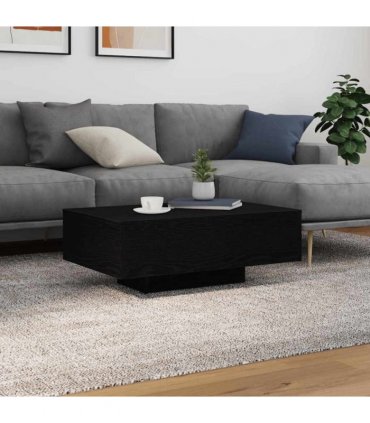 vidaXL Coffee Table Black Oak 85 x 55 x 31 cm Engineered Wood