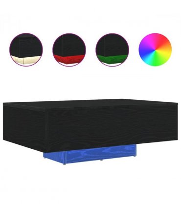 vidaXL Coffee Table Black Oak 85 x 55 x 31 cm Engineered Wood