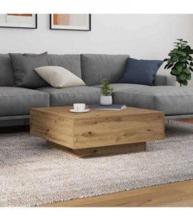 vidaXL Coffee Table Artisan Oak 80 x 80 x 31 cm Engineered Wood — V0672046937