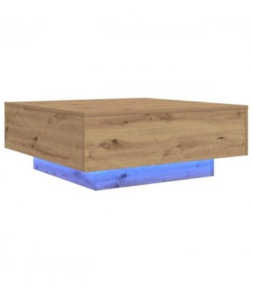 vidaXL Coffee Table Artisan Oak 80 x 80 x 31 cm Engineered Wood — V0672046937