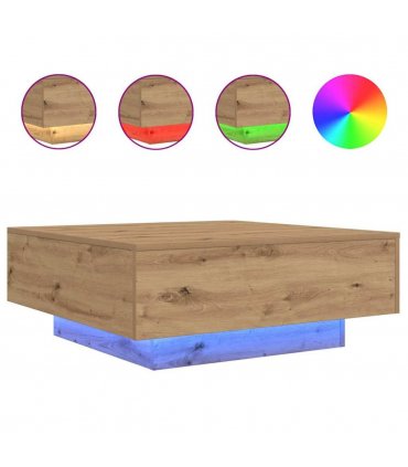 vidaXL Coffee Table Artisan Oak 80 x 80 x 31 cm Engineered Wood — V0672046937