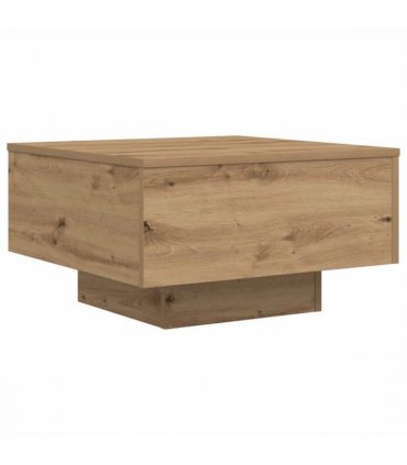 vidaXL Coffee Table Artisan Oak 55 x 55 x31 cm Engineered Wood — Size: 55 x 55 x 31 cm