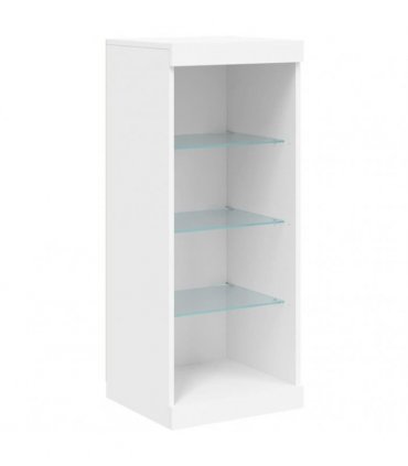 vidaXL Sideboard with LED Lights White 41x37x100 cm — V0672047081