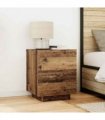 vidaXL Bedside Cabinet Old Wood 45 x 40 x 55 cm Engineered Wood