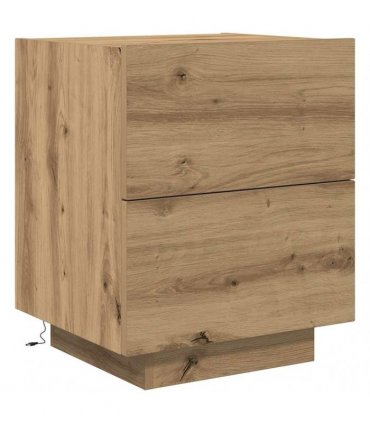 vidaXL Bedside Cabinet Artisan Oak 45 x 40 x 55 cm Engineered Wood