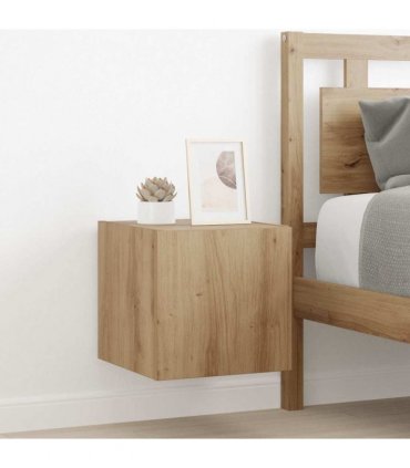 vidaXL TV Wall Cabinet Artisian Oak 30.5 x 35 x 30 cm Engineered Wood — Colour: Artisan oak