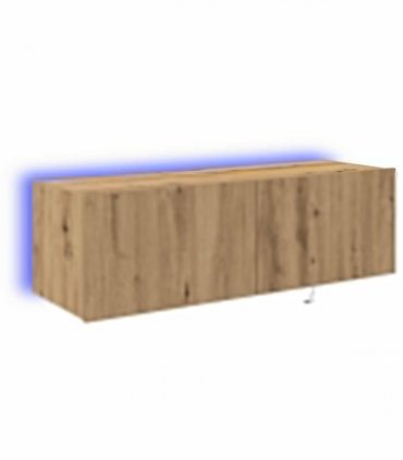 vidaXL TV Wall Cabinet Artisan Oak 100 x 35 x 31 cm Engineered Wood