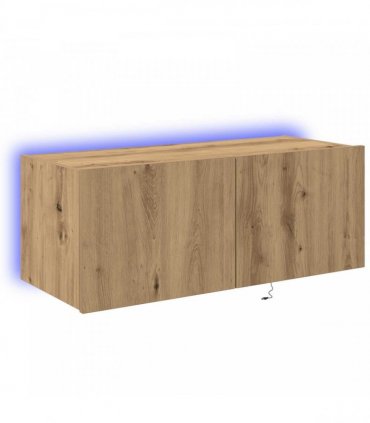 vidaXL TV Wall Cabinet Artisan Oak 80 x 35 x 31 cm Engineered Wood