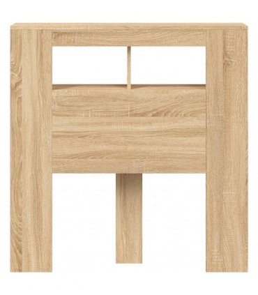 vidaXL LED Headboard Sonoma Oak 100x18.5x103.5 cm Engineered Wood