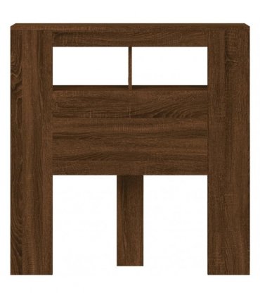 vidaXL LED Headboard Brown Oak 100x18.5x103.5 cm Engineered Wood